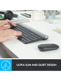 Logitech MK470 wireless keyboard and mouse black - British product