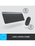 Logitech MK470 wireless keyboard and mouse black - British product