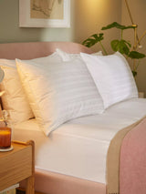 John Lewis John Lewis Natural Collection Goose Feather & Down Kingsize Pillow, Medium- Buy online at McGrocer