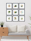 nielsen Gallery 9-photo frames black 8x8 inch, imported from the UK