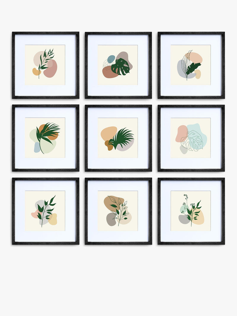 nielsen Gallery 9-photo frames black 8x8 inch, imported from the UK