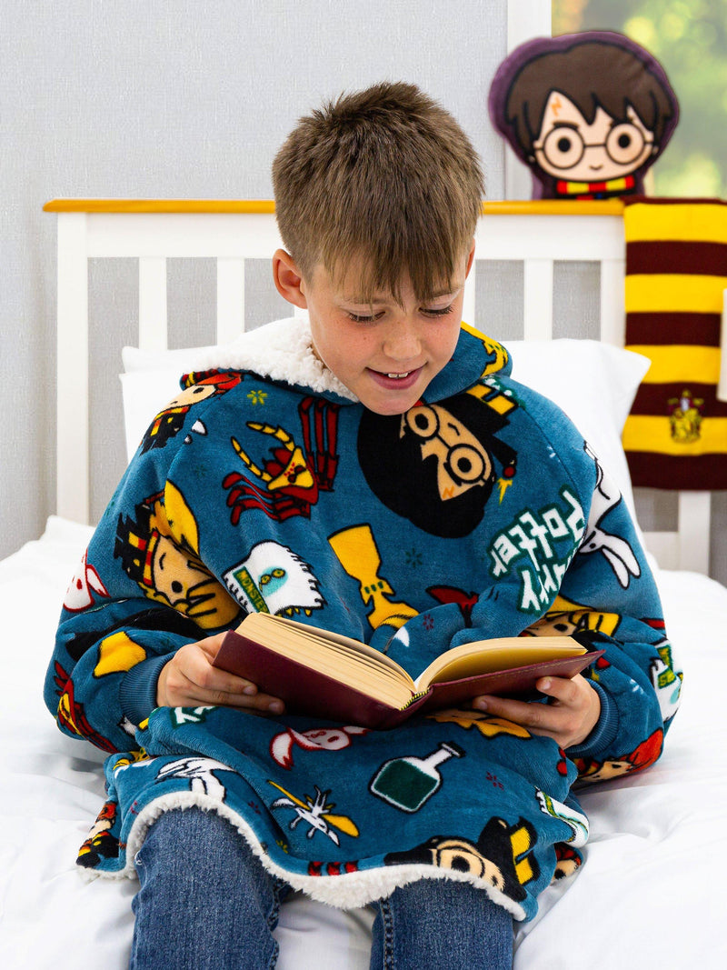 Harry Potter Hugzee Fleece Blanket Blue Medium, UK version