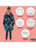Harry Potter Hugzee Fleece Blanket Blue Medium, UK version
