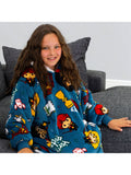 Harry Potter Hugzee Fleece Blanket Blue Medium, UK version