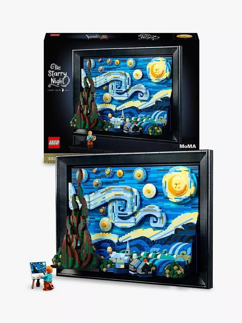 LEGO Vincent van Gogh The Starry Night creative kit 2316 pieces, UK version