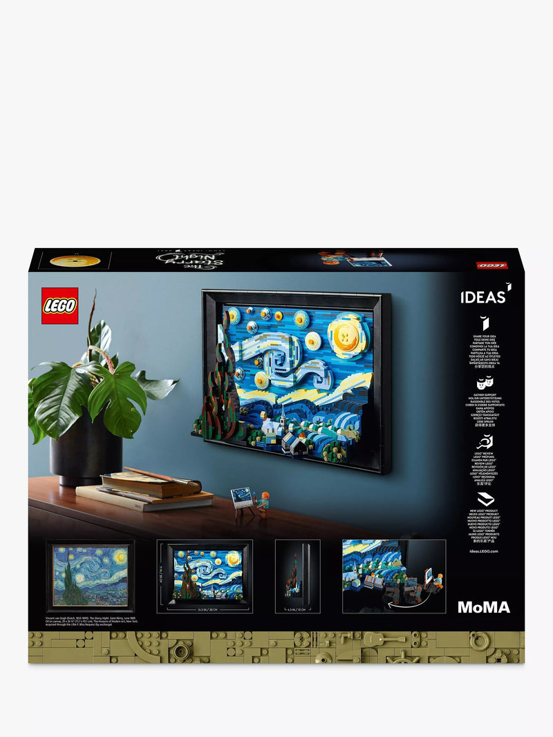 LEGO Vincent van Gogh The Starry Night creative kit 2316 pieces, UK version