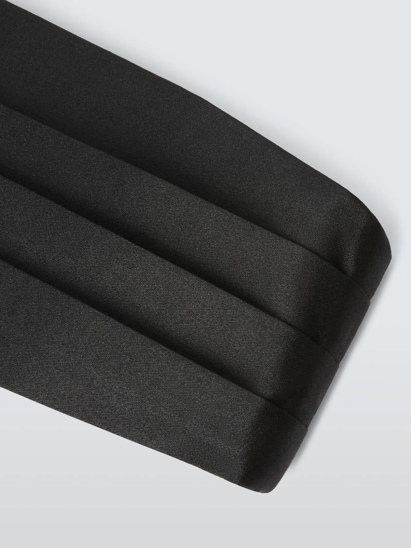John Lewis silk cummerbund black (British brand)