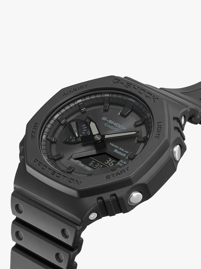 Casio G-Shock solar watch black resin strap 48.5mm (British brand)