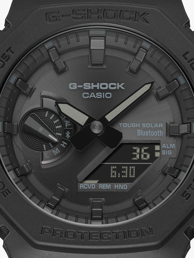 Casio G-Shock solar watch black resin strap 48.5mm (British brand)