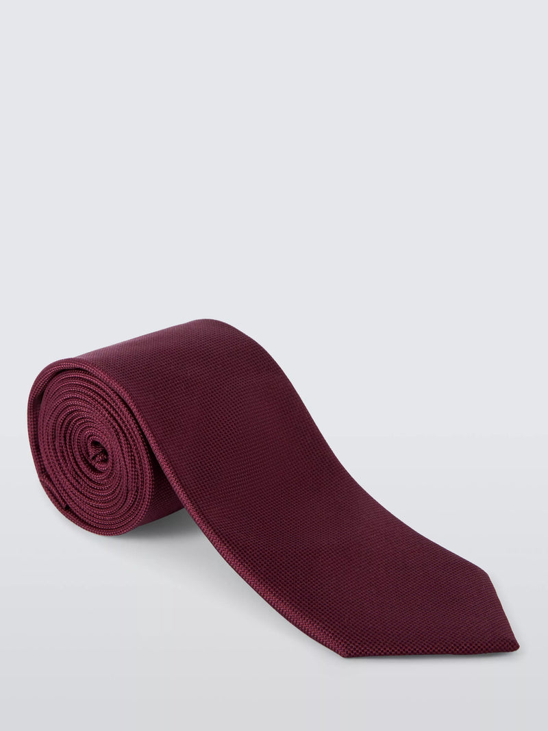 John Lewis Textured Silk Tie 7.5cm Width