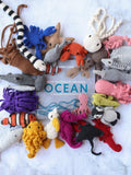 TOFT ocean animal crochet patterns mini hardback book, UK version