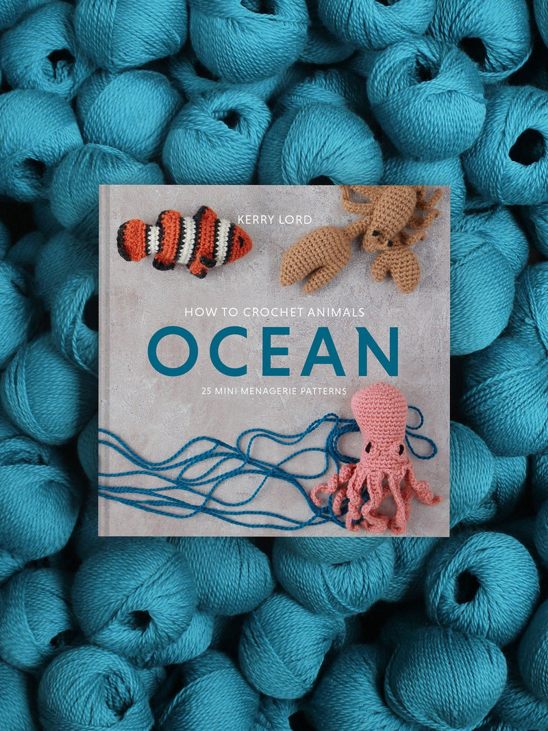 TOFT ocean animal crochet patterns mini hardback book, UK version