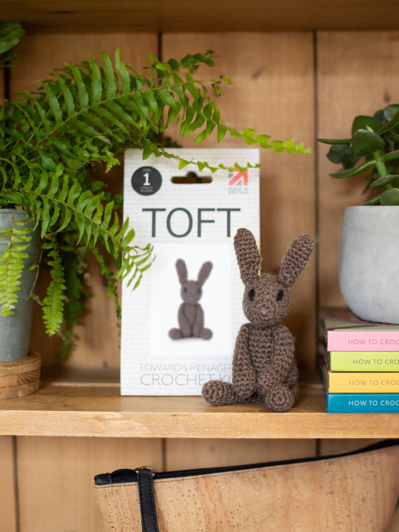 TOFT Mini Lucy the Hare crochet kit 8cm - British product