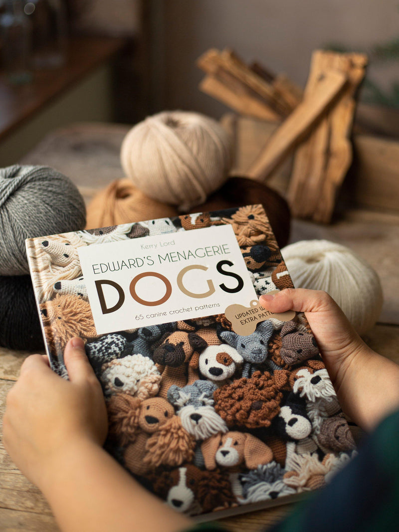 TOFT Edward's Menagerie Dogs crochet book - British product