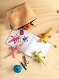 Mini crochet book with animal pet patterns by Kerry Lord, UK version