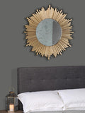 Laura Ashley radial mirror champagne finish 99cm, imported from the UK