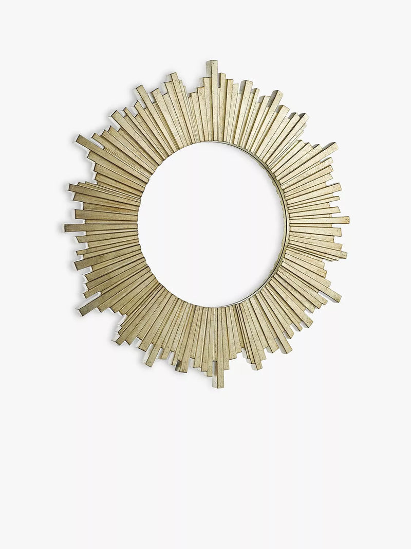 Laura Ashley radial mirror champagne finish 99cm, imported from the UK