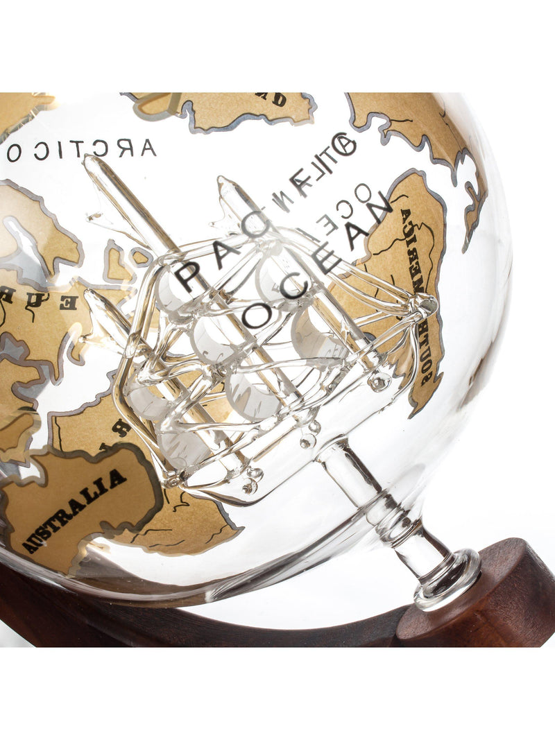 Mixology World Globe Decanter Natural/Clear 750ml, imported from the UK
