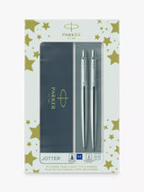 John Lewis PARKER Jotter Stainless Steel Duo Ball Pen & Mechanical Pencil Set- Buy online at McGrocer