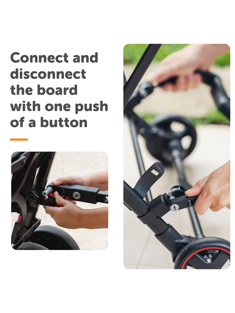 Lascal Maxi BuggyBoard black stroller board, UK version