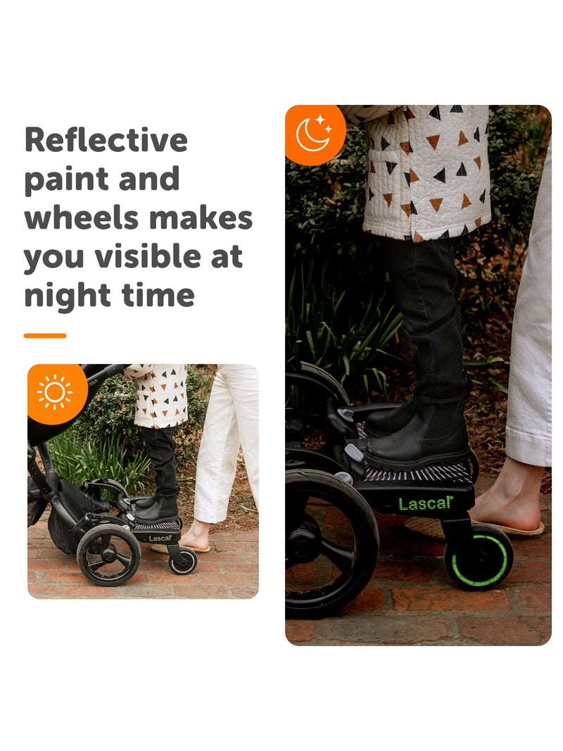Lascal Maxi BuggyBoard black stroller board, UK version