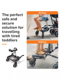 Lascal Maxi BuggyBoard Plus black stroller board, UK version