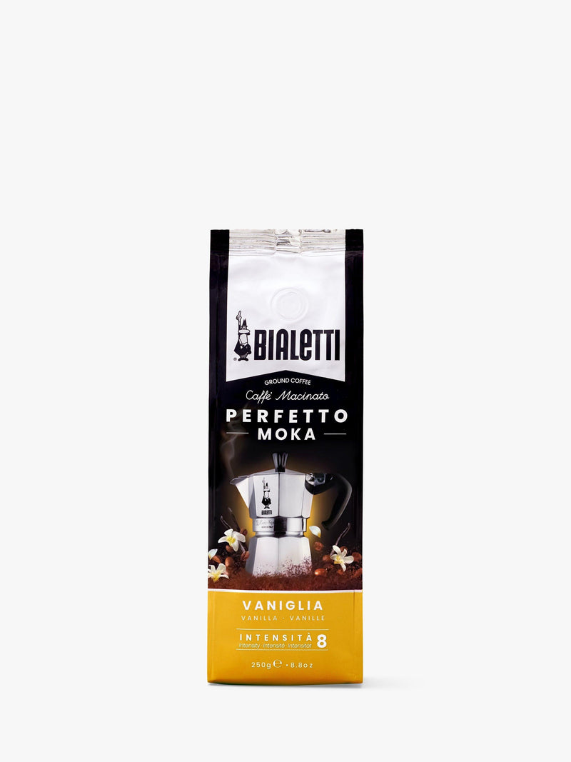 Bialetti vanilla ground coffee for Moka pots 250g - British product