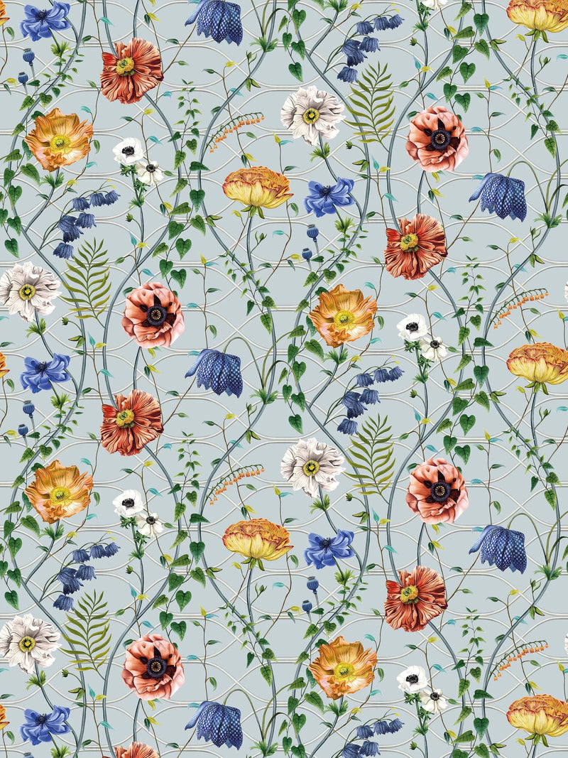 Osborne & Little Trail Wallpaper, Sky W7684-02