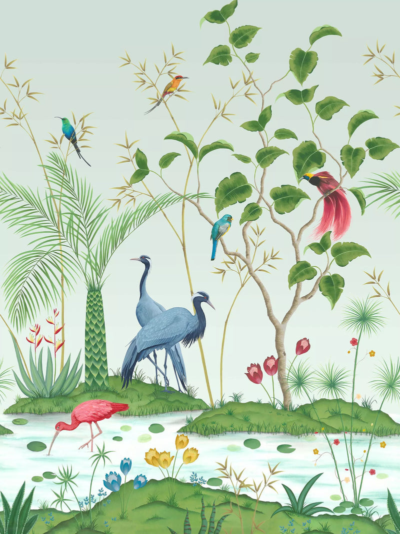 Osborne & Little Mirage wallpaper mural L300xW210cm (British brand)