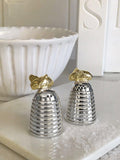 Culinary Concepts Queen Bee and Hive salt and pepper cruet set - British product