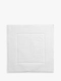 Christy Organic Cotton Twist Yarn Shower Mat - White