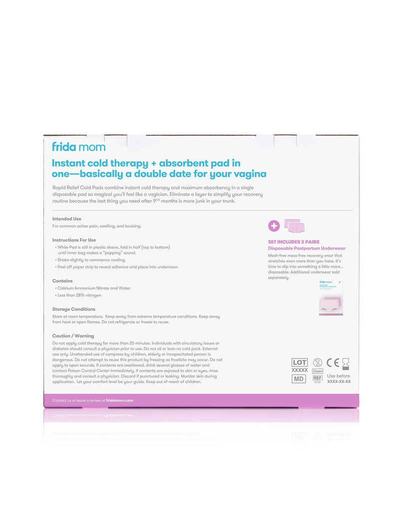 Fridababy postpartum cold pads and underwear set - British product