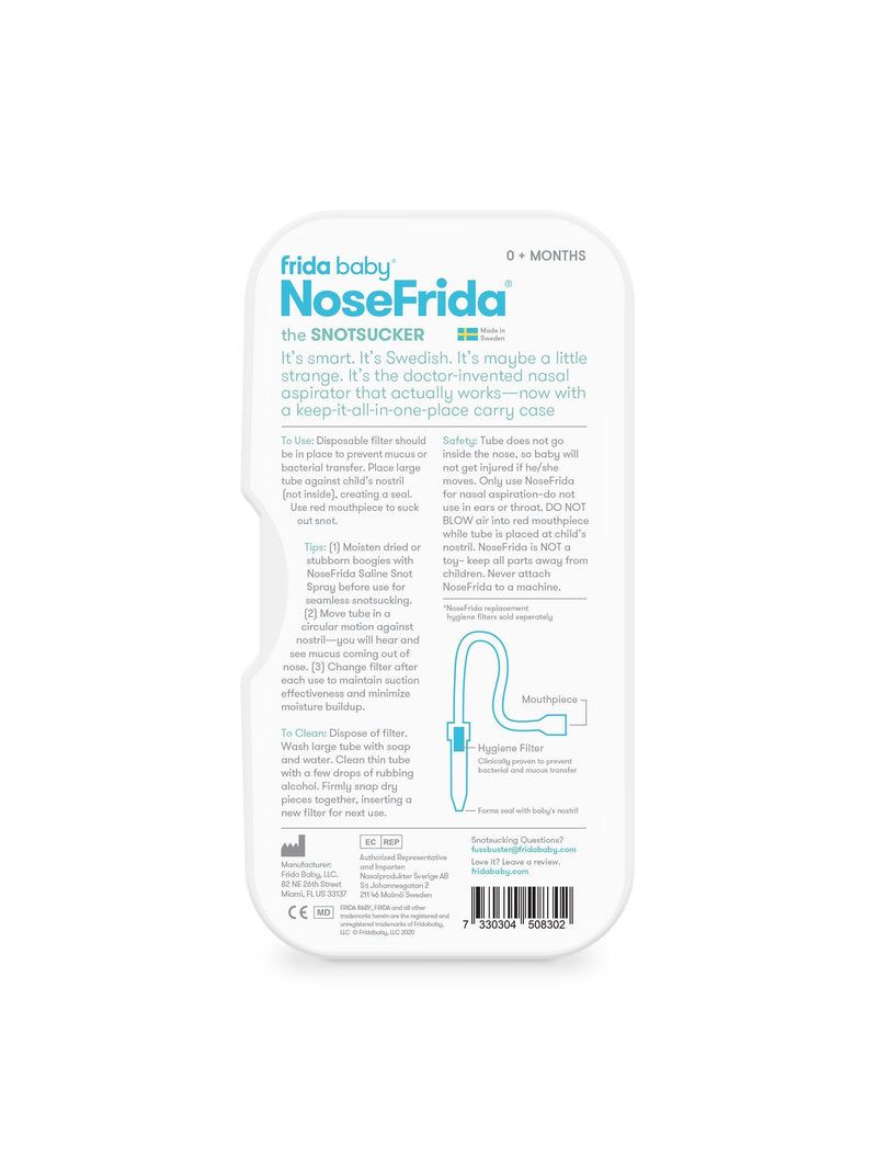 Fridababy NoseFrida Snot Sucker baby nasal aspirator - British product