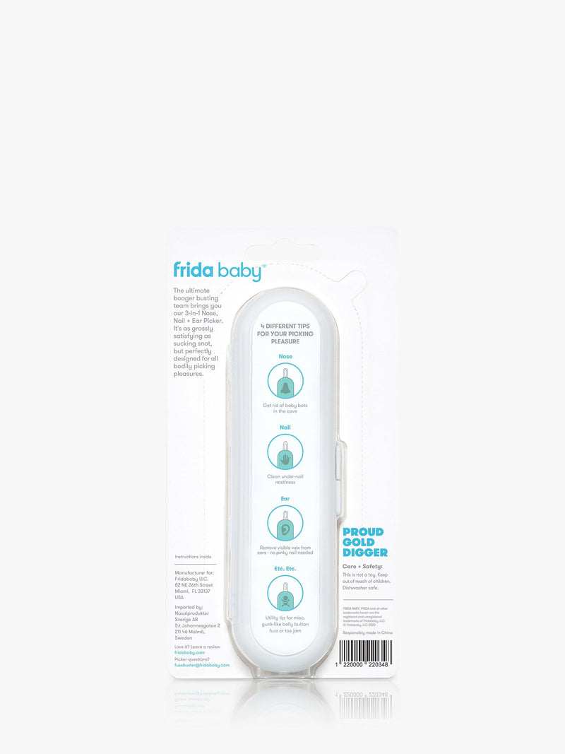 Fridababy 3-in-1 nose, ear, and nail picker - British product