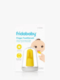 Fridababy baby finger toothbrush with triple-angled brush head and storage stand - British product