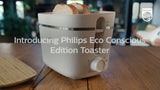 Philips cream 2 slice toaster, imported from the UK