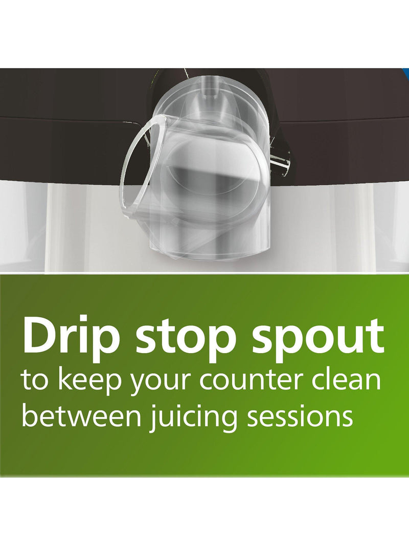 Philips Viva juicer HR1855/70 black silver (British brand)