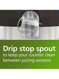 Philips Viva juicer HR1855/70 black silver (British brand)