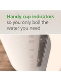 Philips Conscious Collection kettle cream 1.7L (British brand)