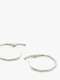 Monica Vinader MV Siren Muse medium hoop earrings sterling silver, UK version