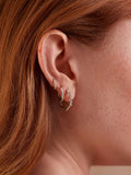 Monica Vinader Siren Muse huggie earrings sterling silver - British product