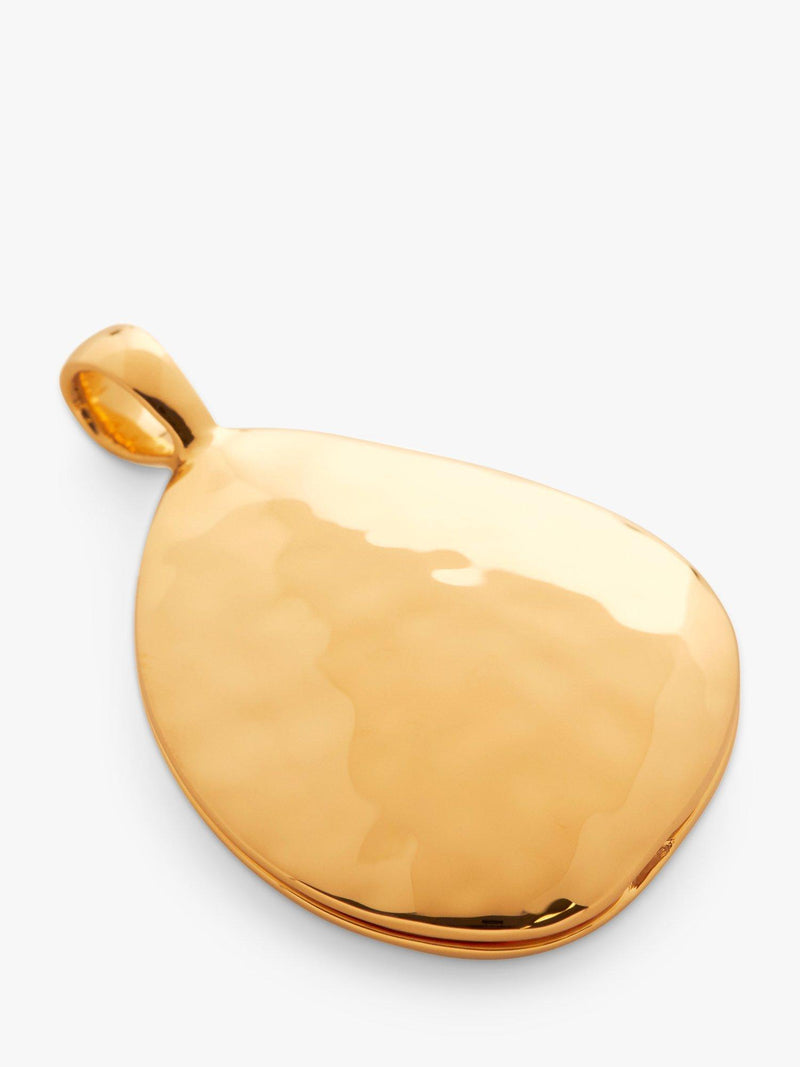 Monica Vinader gold plated locket charm, imported from the UK