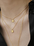 Monica Vinader gold vermeil petal chain necklace, adjustable - British product