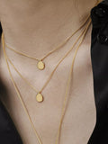 Monica Vinader gold vermeil petal chain necklace, adjustable - British product