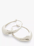 Monica Vinader Deia medium hoop earrings in sterling silver - British product