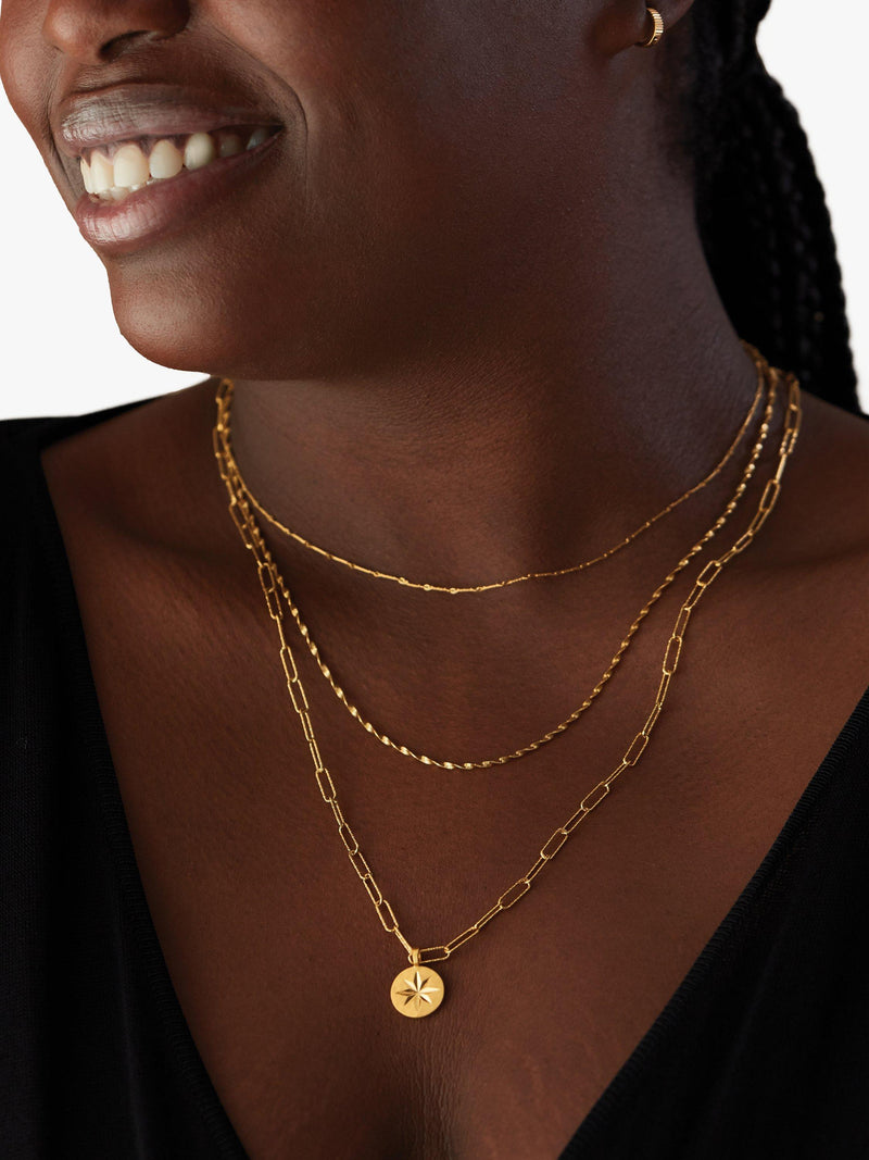 Monica Vinader star pendant 1.3cm, UK version