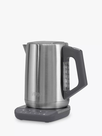 John Lewis Ninja Perfect Temperature Kettle, 1.7L, Stainless Steel- Buy online at McGrocer