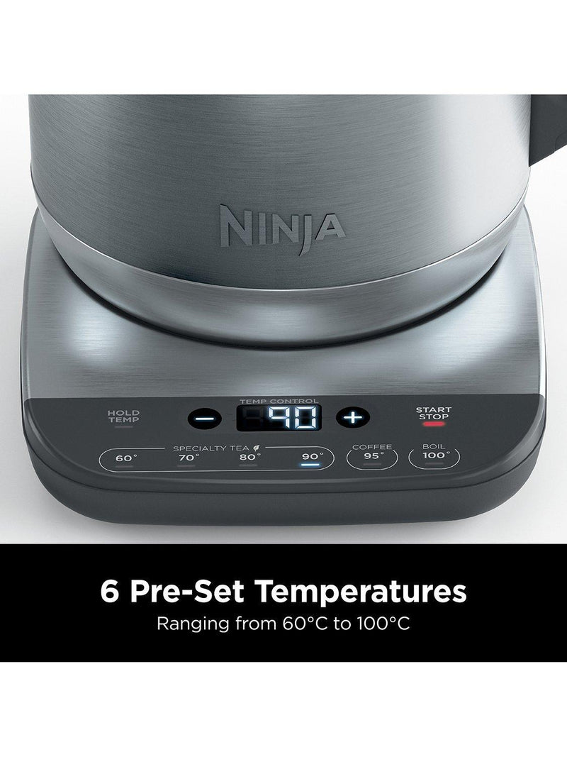 Ninja stainless steel kettle 1.7L (British brand)