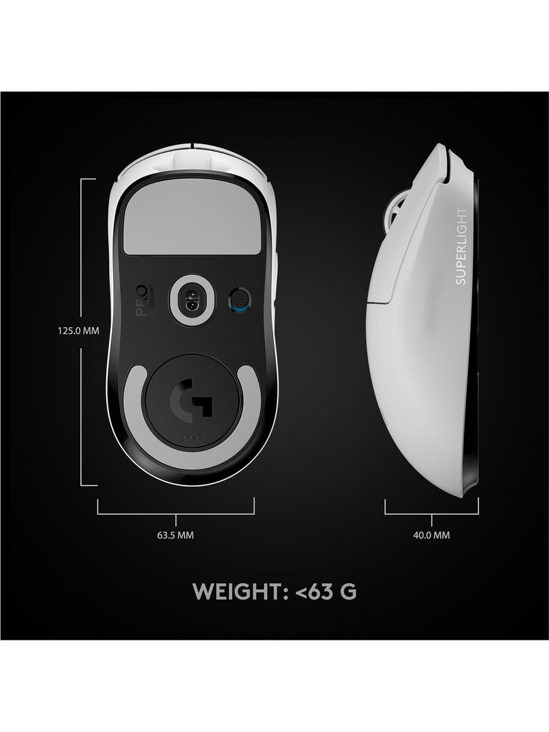 Logitech G Pro X Superlight wireless gaming mouse (British brand)