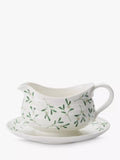 Sophie Conran for Portmeirion mistletoe gravy boat and stand 550ml, UK version